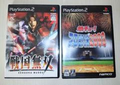 【2本セット】PS2　戦国無双・熱チュー！プロ野球2003　プレイステーション2