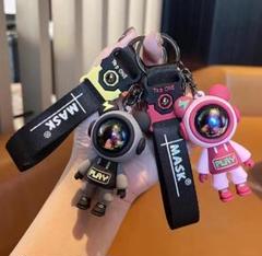 宇宙飛行士キーホルダー ピンクのみ