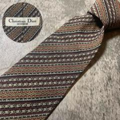 Christian Dior ストライプネクタイ