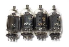 真空管 6RA8 NEC オーディオ出力管 中古4本 マッチドペアー2組