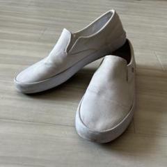 中古美品: SPERRY TOPSIDER スリッポン 白 28cm