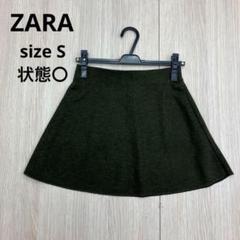 ◆ ZARA ザラ フレア ミニスカート レーヨン ポリエステル S