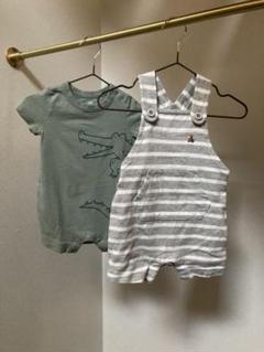 BABY GAP 夏セット 3-6M ロンパース、オーバーオール型ロンパース
