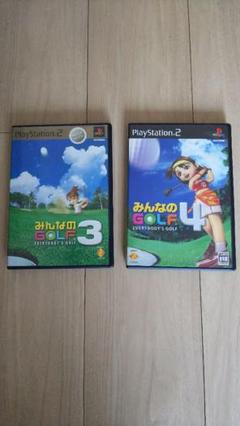PS2 みんなのGOLF 3,4