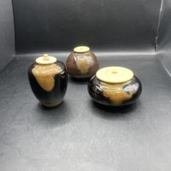 桶谷定一作　鶴首茶入　美品‼️ f633d98515a25a9d8a4e8fae7b9fe0