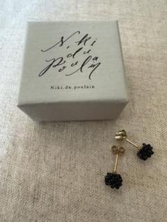 Niki.du.poulain アイボリービーズピアス niki.du.poulainピアス受注販売 | DOUBLE MAISON