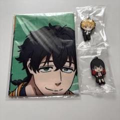 ウィンドブレイカー　マルチクロス＆ラバーマスコット2点セット　十亀　楡井　椿野