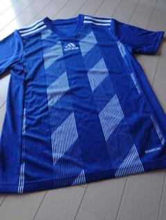 未使用品 adidas 160サイズ ブルー半袖Tシャツ