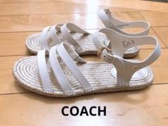 COACH 72 カリッサ　エスパドリーユ　サンダル　【美品】 2025年最新】コーチカリッサの人気アイテム - メルカリ