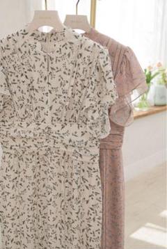 ワンピース Herlipto Muguet-printed Romantic kyoplan / Muguet-printed Romantic Dress