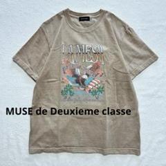 Deuxieme Classe Future クルーネック Tシャツ ネイビー タグ付新品未使用Deuxieme Classe・FutureクルーネックTシャツ