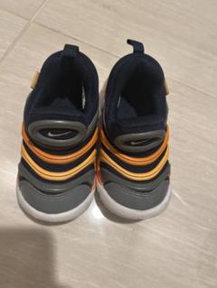 Nike スニーカー グレー/オレンジ 14センチ