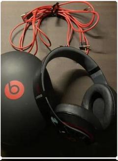 BeatsStudio2 ワイヤレスヘッドフォン レッドブラック ケース付き Beats ワイヤレスヘッドホン ノイズキャンセリング typeC 最大22
