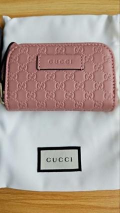 付属品完備　美品　グッチ　ラウンドファスナー　コインケース　シマ　ピンク 楽天市場】【財布】GUCCI グッチ マイクログッチシマ レザー