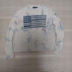 Polo Ralph Lauren アメリカ国旗ニットセーター XS