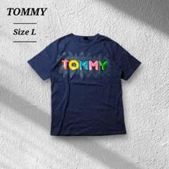 TOMMYHILFIGERトミーヒルフィガーTシャツユニセックスフェードパープル