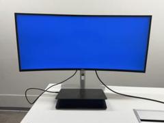 ディスプレイ・モニター本体 Dell U3421WE デル、3440×1440ドットの34.1型曲面ディスプレイ「U3421WE
