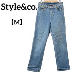 Style&co. 【M】ストレートデニム ライトブルー 6P ストレッチ