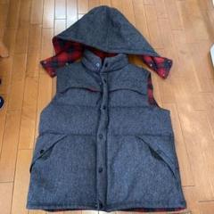 美品 ホワイトマウンテニアリング ツイード ダウンベスト 日本製 国産 美品 ホワイトマウンテニアリング ツイード ダウンベスト 日本製