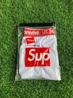 【新品未開封】SUPREME ボクサーパンツ Sサイズ 白 1枚