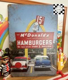 2021年☆アメリカマクドナルド看板両面☆ディスプレイ アメトイ