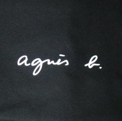 使用僅か！　美品♬　agnès b. 　黒 トートバッグ　キャンバス　定番
