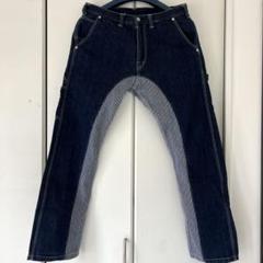 児島ジーンズ モンキーコンボ 38 デニム ヒッコリー - メルカリ