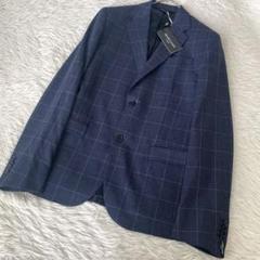 新品✨MARCIANO GUESS ネイビー　チェック　テーラードジャケット