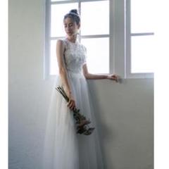 Dressproduction ドレスプロダクション W238 Sサイズ フラワーレース ノースリーブ チュールドレス（W238）