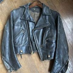 珍品！レア！RRL 表参道店購入品　ビンテージ　ライダースジャケット　革ジャン 珍品！レア！RRL 表参道店購入品ビンテージライダースジャケット