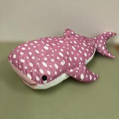 ジンベイザメぬいぐるみ ピンク 約50cm