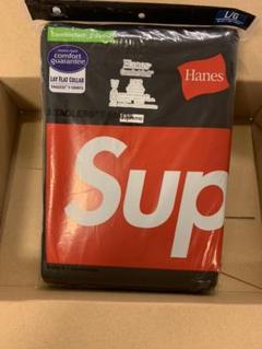 Supreme×Hanes Tagless Tee Black Lサイズ