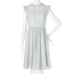 【美品】JILLSTUART ジルスチュアート　ミントグリーン　レースワンピース