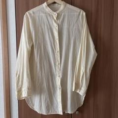 プラージュ　バンドカラーシアーシャツ