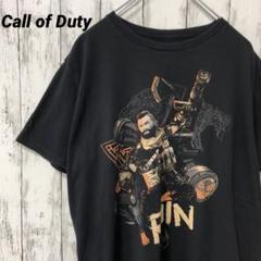 C2044 Call of Duty グラフィックTシャツ ブラック 海外古着