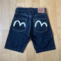 evisu デニムショーツ 31インチ Lot.2001 EVISU 2001 denim shorts | NOIR ONLINE