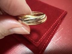 【7/19まで限定値下】カルティエ Cartier トリニティ リングSM 50のサムネイル