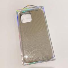 ★iPhone12 Pro MAX ケース レザー調 くすみカラー グリーン