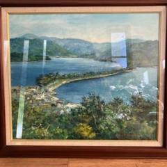 絵画　天の橋立　K.wakayama作 絵画天の橋立K.wakayama作