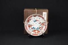 中国明時代花鳥文様 平皿 直径約46cm(phuonganh05206) 中国明 清時代 呉須赤絵花鳥 五彩 鳥花文皿 古陶磁／民窯 輸出品
