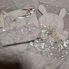 ハンドメイド　ワンピース、帽子セット