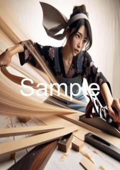 A4サイズアートポスター 1点もの 美女ポスター最高品質 C-D-１８
