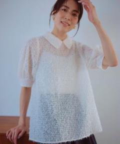 〈笹川友里さんコラボ〉フィラッフィパフスリーブプラウスのサムネイル
