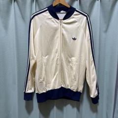 Y2K✨美品✨アディダス トラックジャケット 刺繍 バックロゴ 白 水色 L 2025年最新】小松菜奈 adidasの人気アイテム - メルカリ