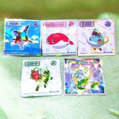 ポケモンウエハースチョコシール　5枚