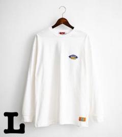 新品　NEW JACKニュージャック オーバーサイズ長袖Tシャツ ホワイト　L