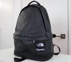 Supreme The North Face レザー バックパック　黒 美品 SUPREME x THE NORTH FACE LEATHER BACKPACK BLACK