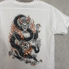 Stussy ドラゴンプリント Tシャツ ホワイト 90s USA製 90s vintage stussy dragon print t-shirt | tamago store