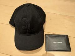 美品 Yves Saint Laurent 9FORTY ブラックキャップ YSL ブラックキャップ 9FORTY - メルカリ