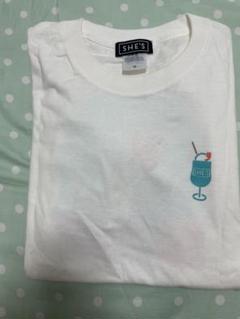 SHE'S ホワイト Tシャツ Mサイズ